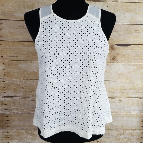 LOFT Tops - Loft Petites Eyelet Tank